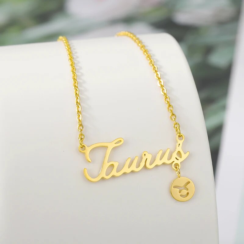 12 Zodiac Constellation Necklaces