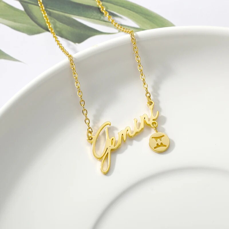 12 Zodiac Constellation Necklaces