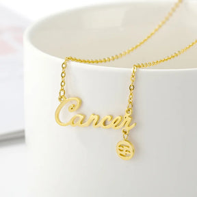 12 Zodiac Constellation Necklaces